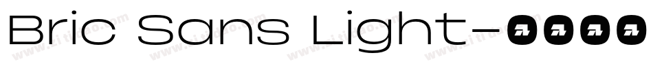 Bric Sans Light字体转换